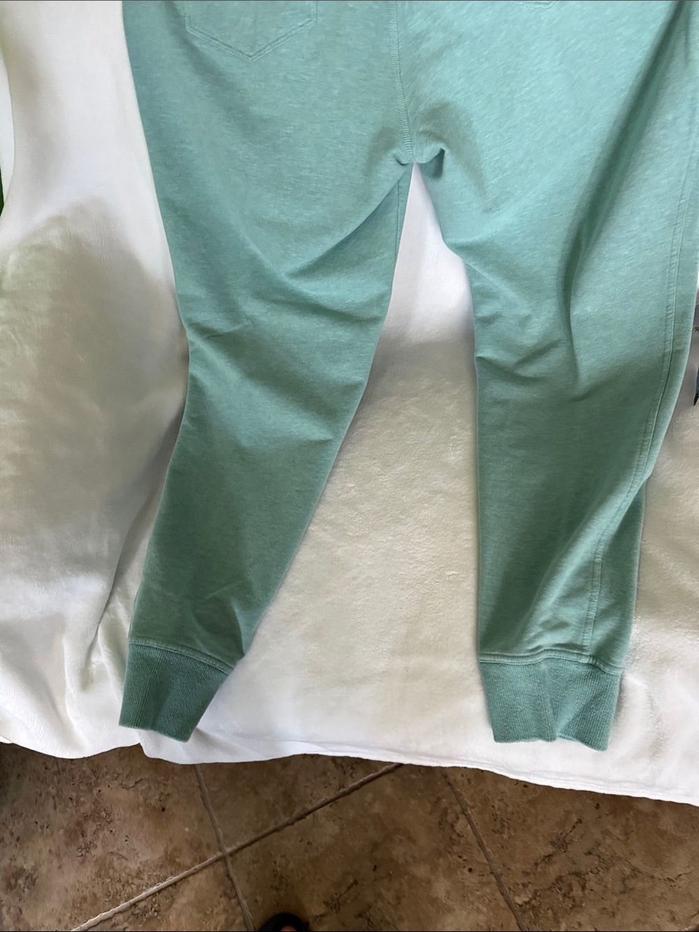 L.L. Bean Women's Seafoam Green Drawstring Joggers - Picture 5 of 6